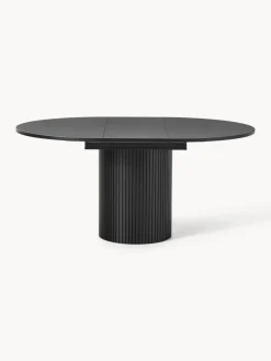 Mesa de comedor extensible acanalada Filo, 120 - 160 x 75 cm