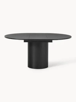 Mesa de comedor extensible acanalada Filo, 120 - 160 x 75 cm