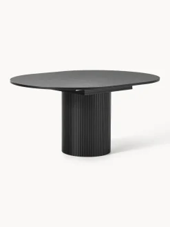 Mesa de comedor extensible acanalada Filo, 120 - 160 x 75 cm