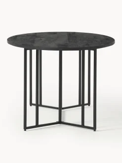 Mesa de comedor ovalada de madera de mango Luca, tamaños diferentes