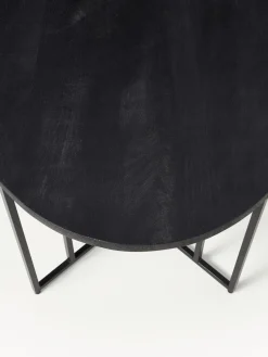 Mesa de comedor ovalada de madera de mango Luca, tamaños diferentes