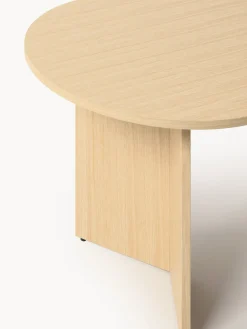 Mesa de comedor ovalada de madera Toni, tamaños diferentes