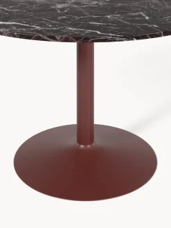 Mesa de comedor ovalada de mármol Miley, tamaños diferentes