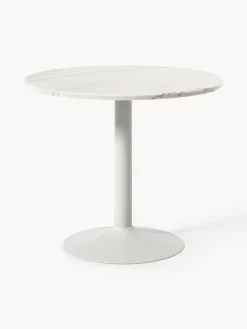 Mesa de comedor ovalada de mármol Miley, tamaños diferentes