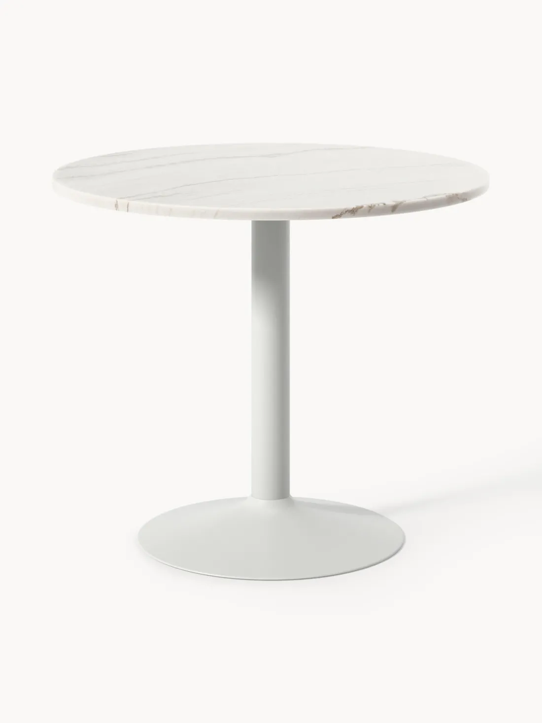 Mesa de comedor ovalada de mármol Miley, tamaños diferentes