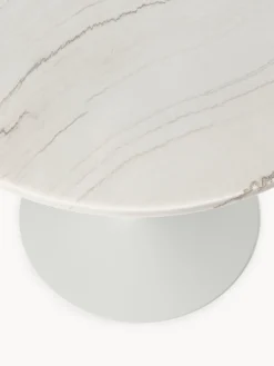 Mesa de comedor ovalada de mármol Miley, tamaños diferentes