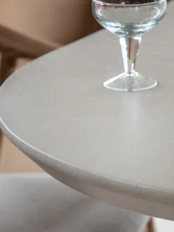 Mesa de comedor ovalada Pedra, 200 x 90 cm