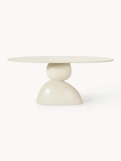 Mesa de comedor ovalada Sahra, tamaños diferentes