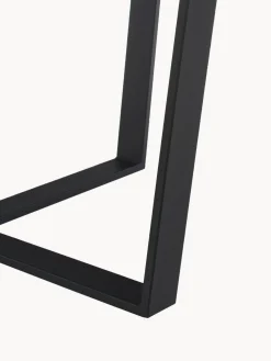 Mesa de comedor redonda Amble con tablero en look mármol, Ø 110 cm