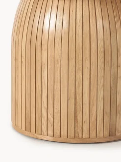 Mesa de comedor redonda con estructura estriada Nelly, tamaños diferentes