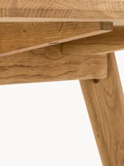 Mesa de comedor redonda de roble Yumi, Ø 115 cm