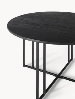 Mesa de comedor redonda de madera de mango Luca, tamaños diferentes