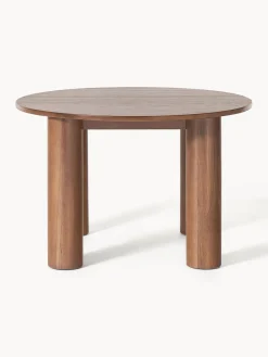 Mesa de comedor redonda de madera de roble Ohana, tamaños diferentes