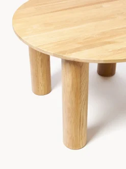 Mesa de comedor redonda de madera de roble Ohana, tamaños diferentes