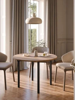 Mesa de comedor redonda Mavi, tamaños diferentes