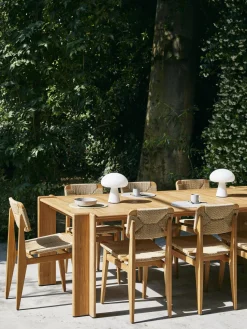 Mesa de jardín de madera de teca Atmosfera, tamaños diferentes