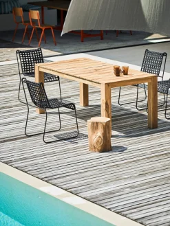 Mesa de jardín de madera de teca Stage, tamaños diferentes