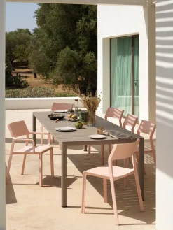 Mesa de jardín extensible Tevere, tamaños diferentes