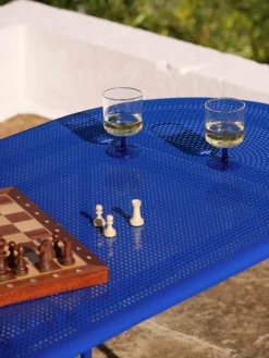 Mesa de jardín ovalada Kumi, tamaños diferentes