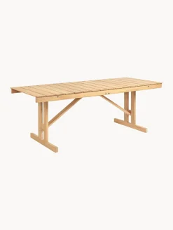 Mesa de jardín plegable de madera de teca BM1771, 195 x78 cm