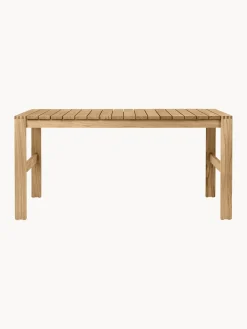 Mesa de jardín plegable de madera de teca BK15, 153 x 76 cm
