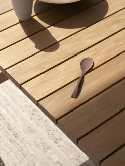 Mesa de jardín plegable de madera de teca BK15, 153 x 76 cm