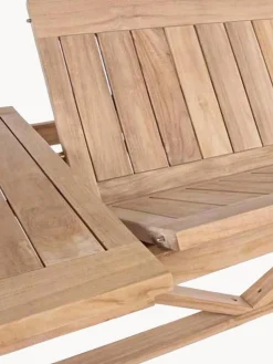 Mesa extensible para exterior de teca Maryland