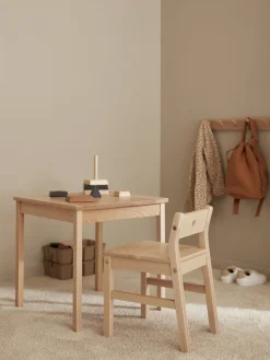 Mesa infantil de madera de haya Saga