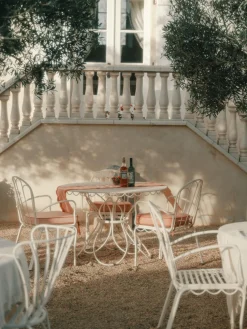 Mesa redonda para exterior Al Fresco, Ø 80 cm