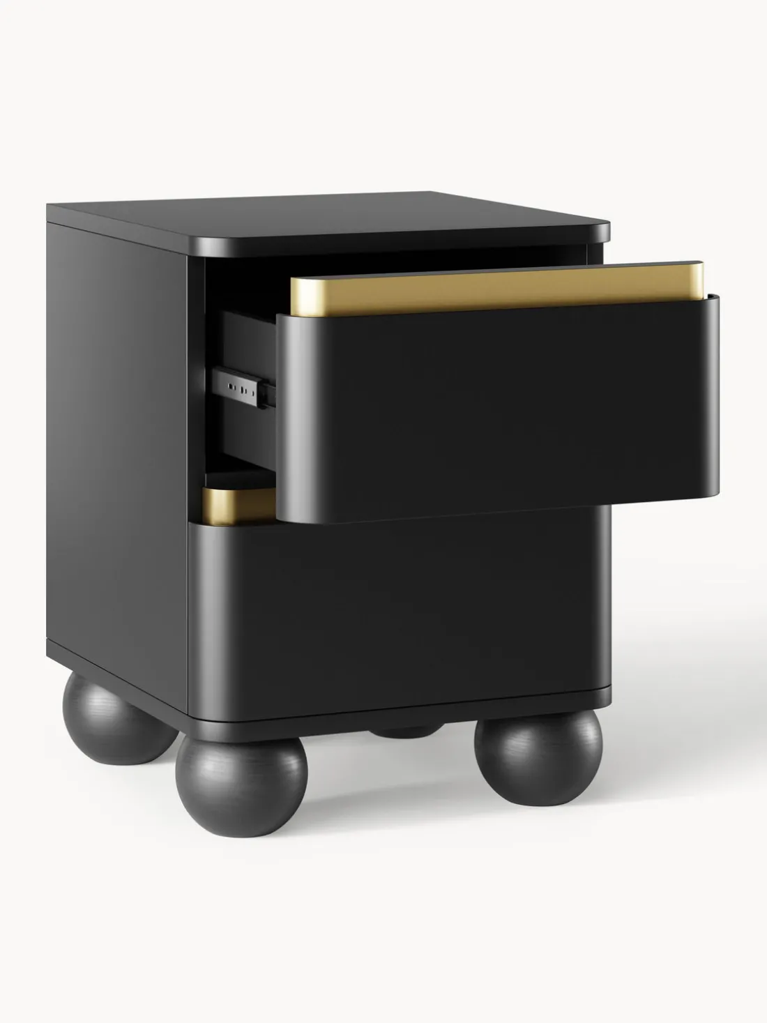 Mesilla de noche con patas esféricas Bumba