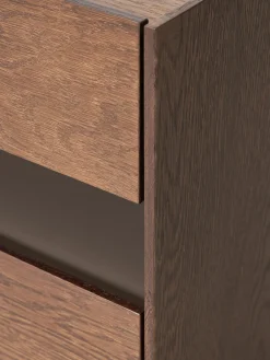 Mesilla de noche de madera Larsen