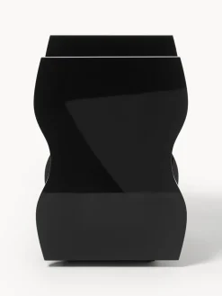 Mesita de noche brillante Emina