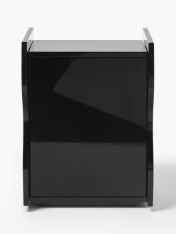 Mesita de noche brillante Emina