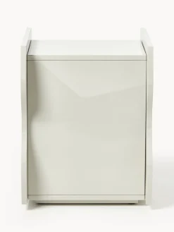 Mesita de noche brillante Emina