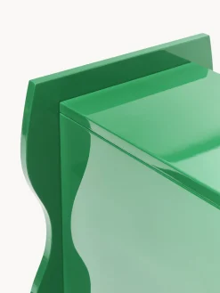 Mesita de noche brillante Emina