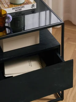 Mesita de noche con cajón Theodor