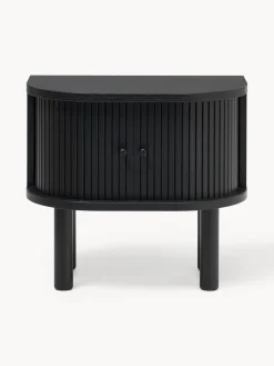 Mesita de noche con frente acanalado Calary