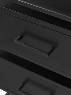 Mesita de noche de madera de mango Lyle