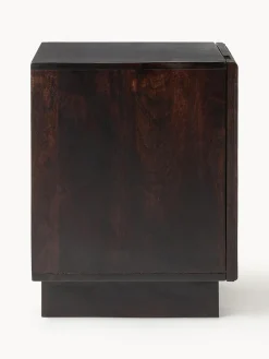 Mesita de noche de madera de mango Louis