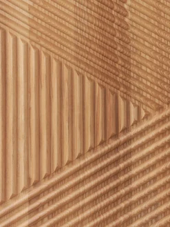 Mesita de noche de madera de fresno Louis