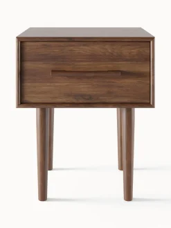 Mesita de noche de madera de mango Paul