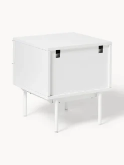 Mesita de noche de madera Elona