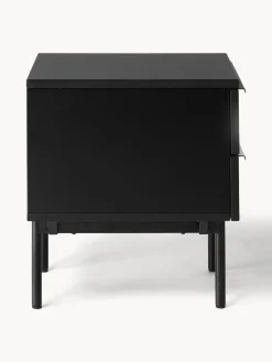 Mesita de noche de madera Elona