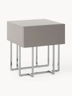 Mesita de noche de madera Joe