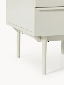 Mesita de noche de madera Elona