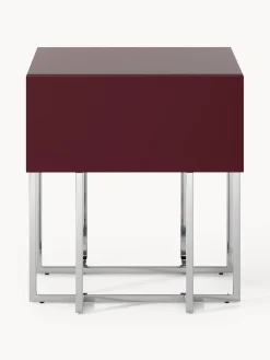 Mesita de noche de madera Joe