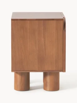 Mesita de noche de madera de roble Cadi
