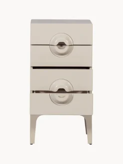 Mesita de noche de madera de eucalipto Merge