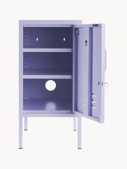 Mesita de noche de metal The Shorty, apertura de puerta izquierda o derecha