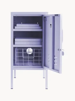 Mesita de noche de metal The Shorty, apertura de puerta izquierda o derecha